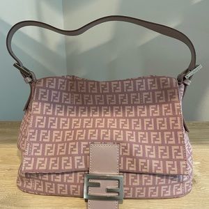 Authentic fendi bag mauve color